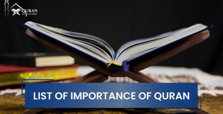 List of importance of Quran