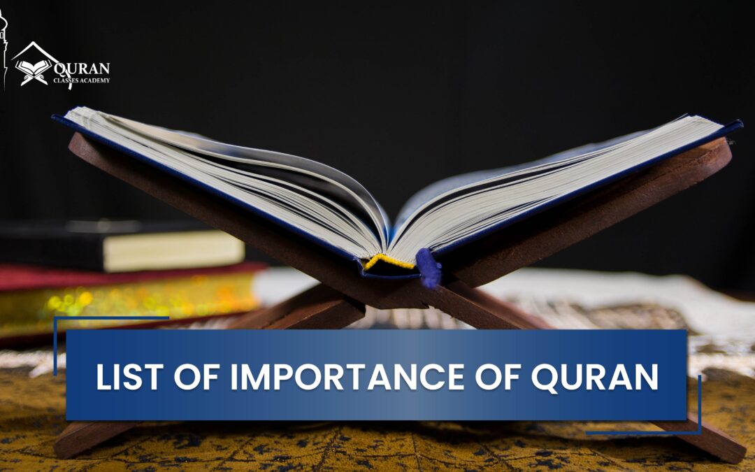 importance of Quran